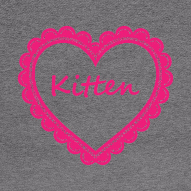 Kitten Heart Cute Sub Dom Sweet Hearts by Mellowdellow